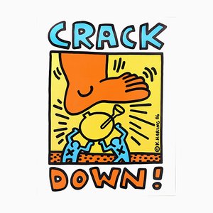 Crack Down !, Serigraph, Contemporary 1986