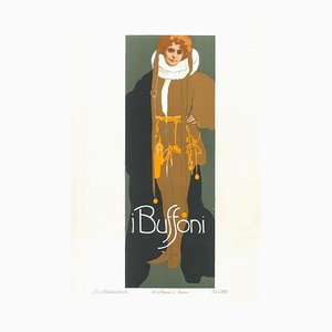 I Buffoni - Litografía Adv vintage de L. Metlicovitz - 1914 1914