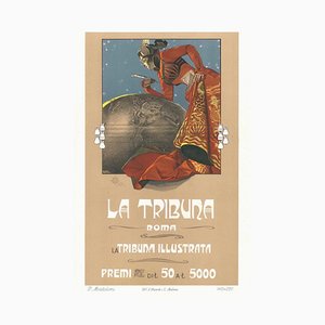 La Tribuna - Original Lithograph by G. Mataloni - 1897 1897