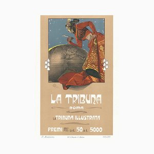 Lithographie La Tribuna - Original par G. Mataloni - 1897 1897
