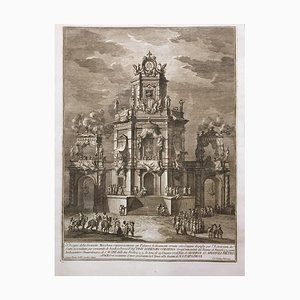 Edificio con Loggiato per l'estrazione del Lotto - par Giuseppe Vasi - 1776 1776