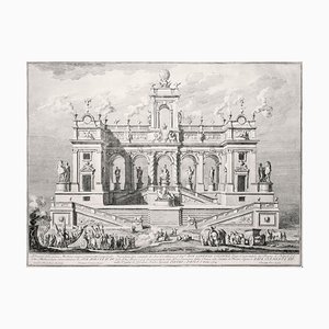 Campidoglio - Original Etching by Giuseppe Vasi - 1764 1764