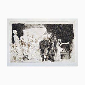 Der Transport - Original Etching and Drypoint by A. Hrdlicka - 1968 1968