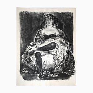 Lithographie Originale par LB de Saint-André Untitled - 1930s 1930s