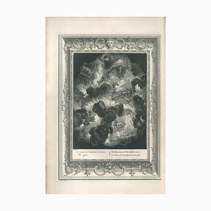 Le Chaos, von '' Le Temple des Muses '' - Original Radierung von B. Picart 1742