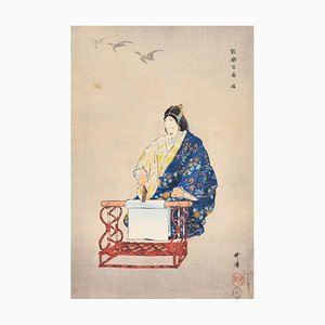 Kinuta - Original Woodcut Print by Tsukioka Kôgyo - 1922 1922