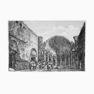 Gravure à l'Eau-Forte Tempio degli Stoici ... par L. Rossini - 1825 1825