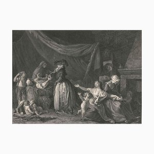 L'Acte d'Humanité - Original Etching Jean De Fraine by Robert Delaunay - 1786 1786