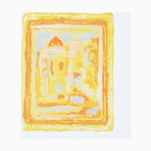 Landscape - Original Litograph von Sami Burhan - 1969 1969