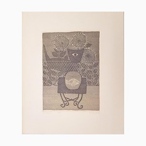 Acquaforte Il Colloquio (The Talk) - Original Incisione di N. Gulino - 1967 1967