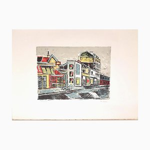 Paris - Original Lithographie von Orfeo Tamburi - 1970s 1970s