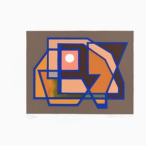 The Sun - Serigrafía original de Mario Radice - 1964 1964
