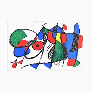 Composition VIII - Lithographie Originale de Joan Mirò - 1974 1974