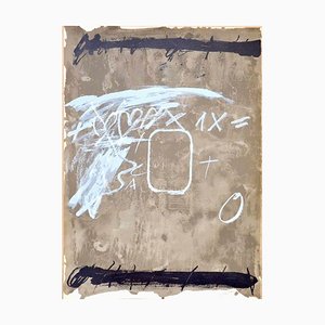 Untitled - Original Lithograph by Antoni Tapies - 1974 1974