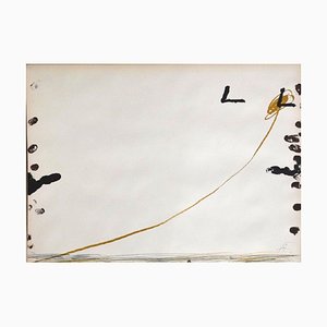 Untitled - Original Lithograph by Antoni Tapies - 1974 1974