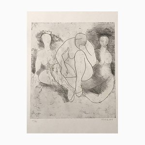 Composition - Gravure à l'Eau-Forte par Marino Marini - 1970 1970