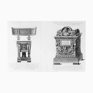 Prospetto della medesima sedia Curule... - Etching 1778 1778