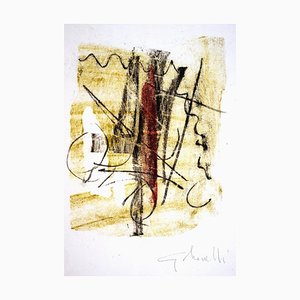 Untitled - Original Monotype by Gastone Novelli - 1957 1957