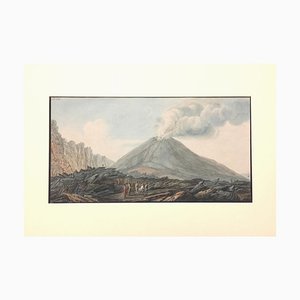 Paisaje '' Campi Phlegraei - Plate XXXIII '' Naples - De Hamilton-Fabris 1776-79