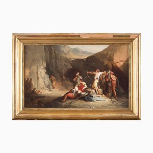 Archery - Oil on Canvas by an Anonymous French Master end of 18th/Early 19th End of 18th Century-Beginning of 19th Century