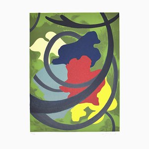 Abstract Composition - Original Screen Print di A. Fanfani - 1972 1972