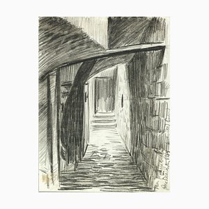 Wand von Philip Augustus - Original Kohlezeichnung von C. Heyman - Früh 1900 1900