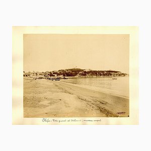 Chefoo, View of Settlement - Ancient Albumen Print 1880/1900 1880/1890