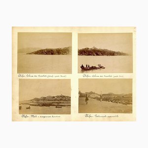 Vistas del Chefoo - Ancient Albumen Print 1880/1900 1880/1890