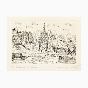 Edmone A. Ades - Etching and Drypoint by Edmone A. Ades - Mid 20th Century Mid 20th Century