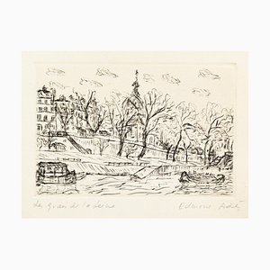 Edmone A. Ades - Etching and Drypoint de Edmone A. Ades - Mid-Century Mid-Century, siglo XX