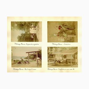 Alltagsleben in Seto Inseln, Japan - Albumen Druck 1870/1890 1870/1890