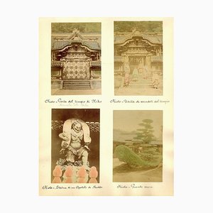 Temples au Japon - Antique Albumine 1870/1890 1870/1890