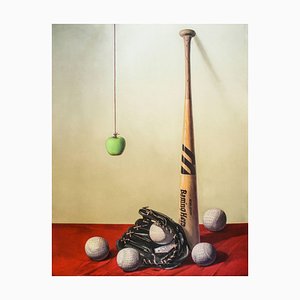 Baseball, Original Lithograph by Zhang Wei Guang - 2008 2008