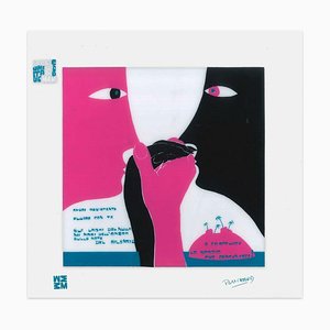 Fluire con te - Screen Print on Acetate by E. Pouchard - 1973 1973