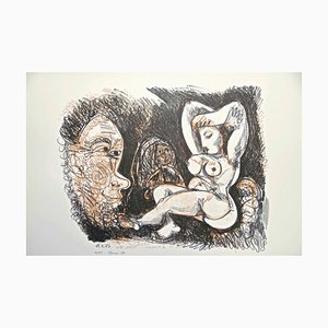 Homage to Pablo Picasso - Original Lithograph 1974 1974