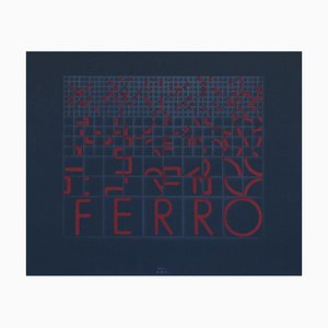 Ferro (Iron) - Serigrafía original de Bruno di Bello - 1980 ca. 1980 ca.