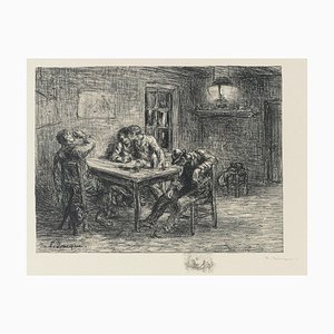 Idylle - Original Lithograph by F. Jacques - 1892 1892