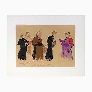 About Separation - Lithograph by Daniel de Losques - Early 20th Century Early 20th Century