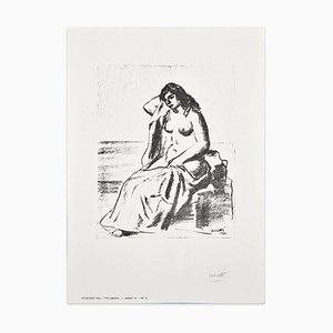 Model - Original Lithograph by Alberto Salietti - 1930 1930