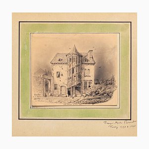 The Queen's Staircase - Original Lithographie von FA Pernot - 1836 1836