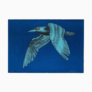 Lithographie The Mechanical Bird - Original par Aldo Turchiaro - 1980 1980