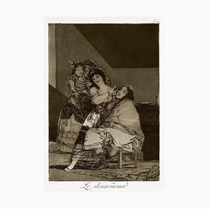 Le Descañona - Origina Etching by Francisco Goya - 1868 1868