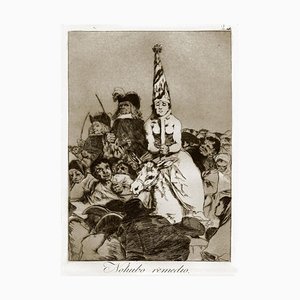 Acquaforte No Hubo Remedio - Original Incisione di Francisco Goya - 1868 1868