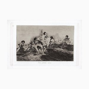 Aun podran servir - Original Radierung von Francisco Goya - 1863 1863