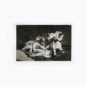 Gravure à l'Eau-Forte Originale de Francisco Goya - 1863 1863