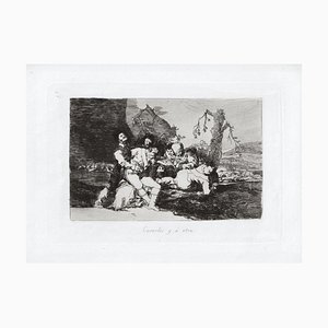 Acquaforte di Curarlos ya - Incisione originale di Francisco Goya - 1863-1863