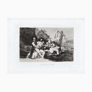 Curarlos y a Otra - Original Etching by Francisco Goya - 1863 1863
