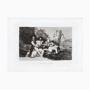 Curarlos ya Otra - Original Radierung von Francisco Goya - 1863 1863