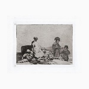 Gravure à l'Eau-Forte Si Son de Otro par Francisco Goya - 1863 1863
