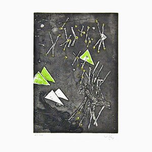 Untitled - Original Etching by Roberto Matta